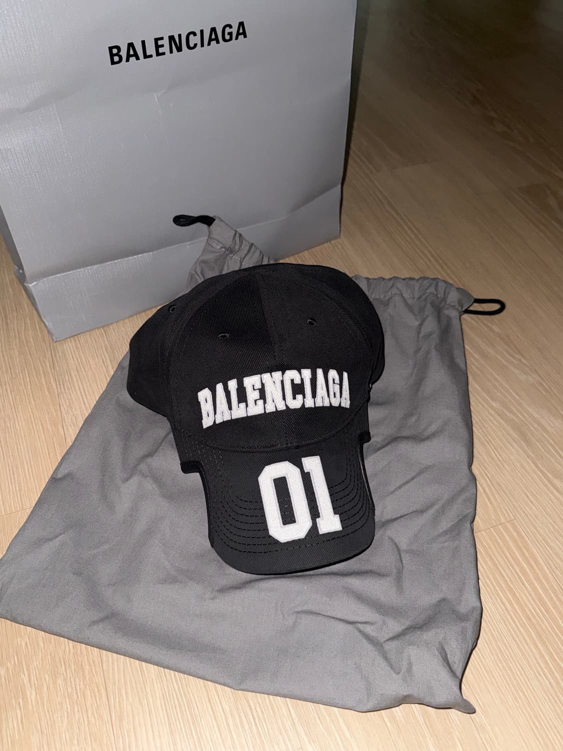 발렌시아가 바스켓볼 시리즈 캡 블랙 L [새상품] 상품이미지2