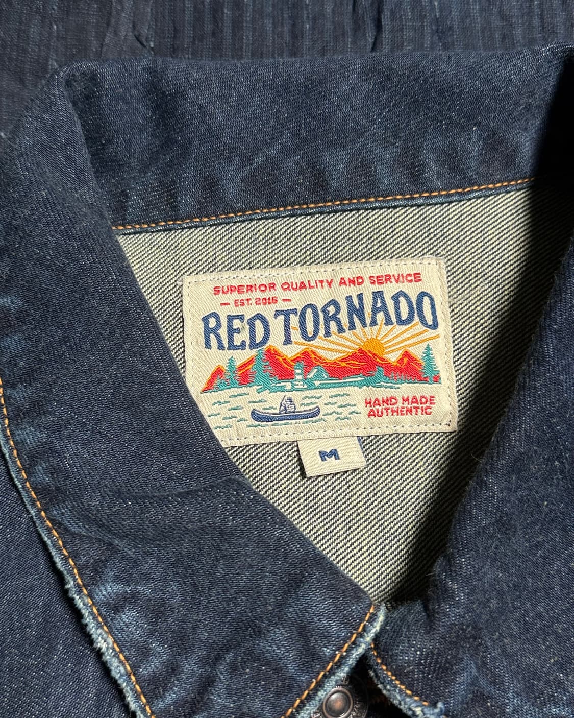 레드토네이도 VS101XX-0109 타입 2세대 셀비지 데님 자켓 M 상품이미지4