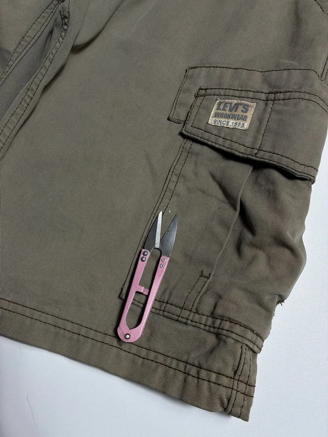 리바이스 00's 로고 패치 워크 카고 반바지 R2202 상품이미지6