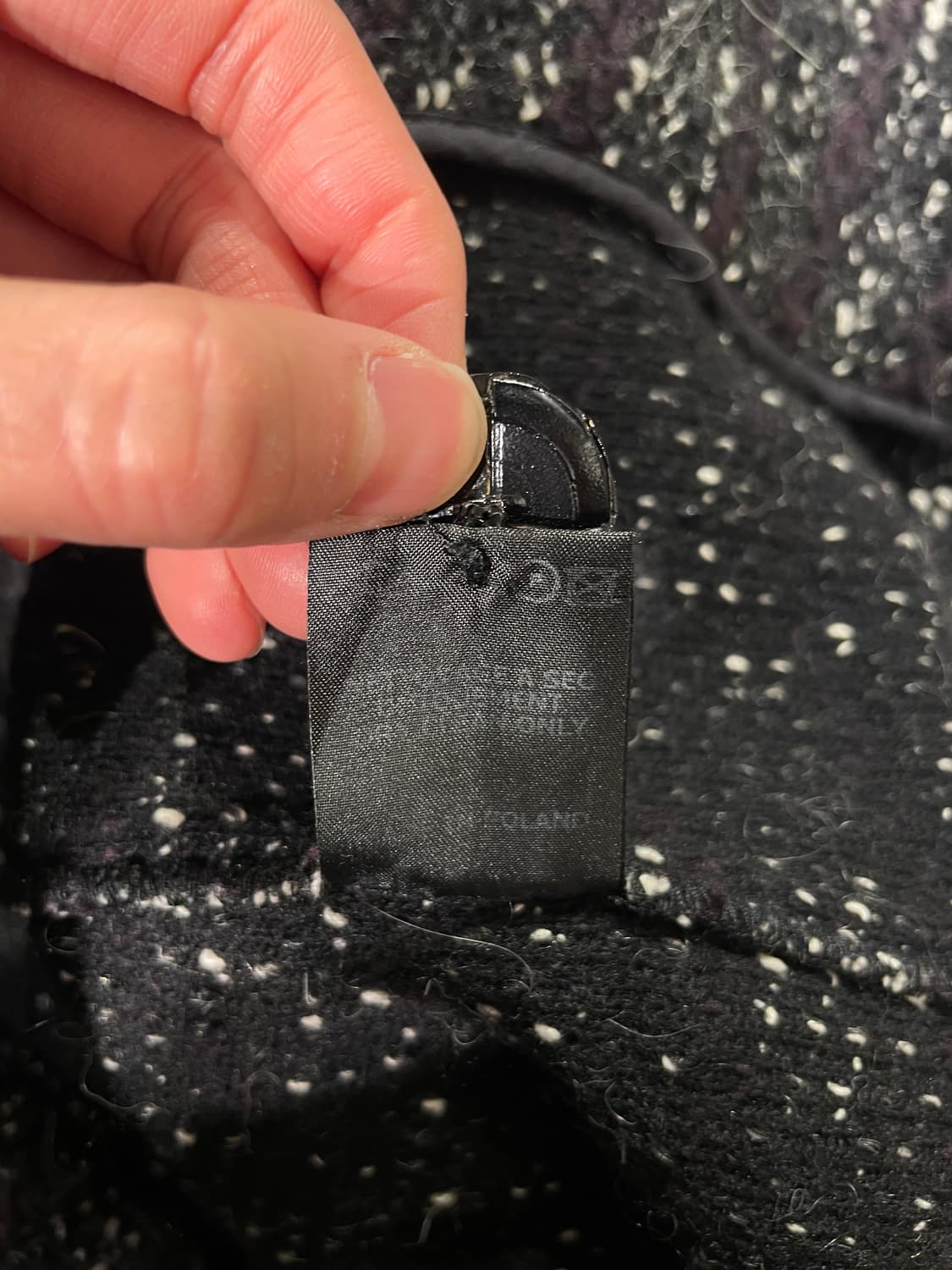 이자벨 마랑 에뚜왈 차콜 스트라이프 체스넛 버튼 알파카 울 자켓 상품이미지9