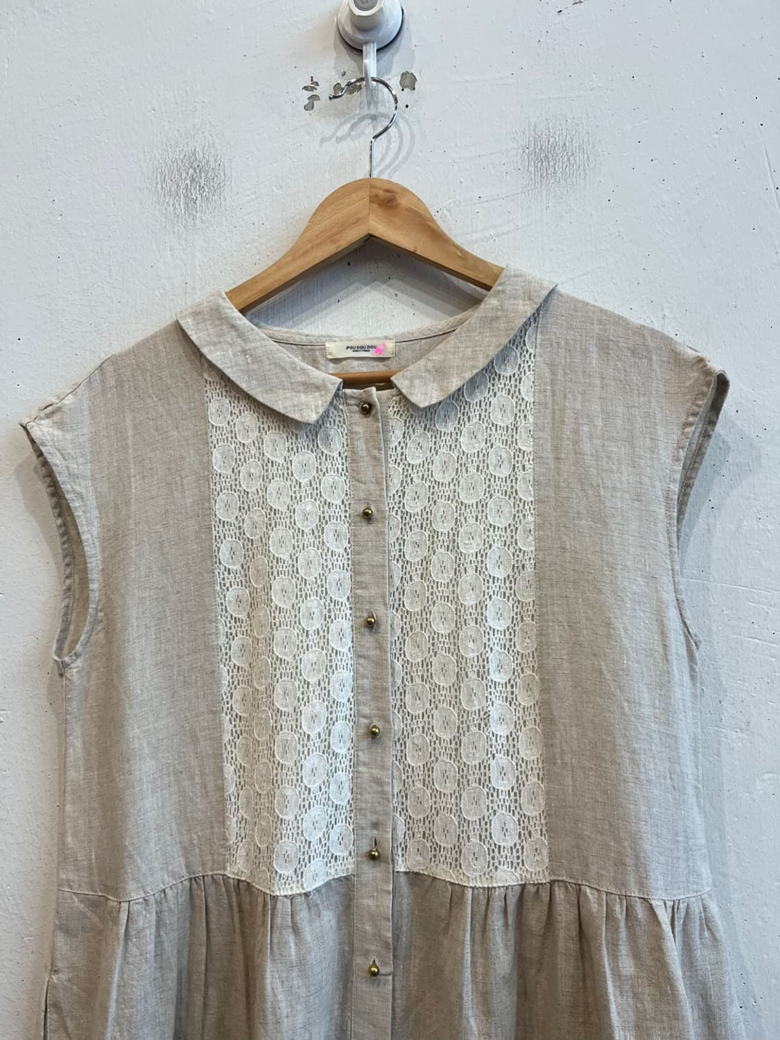 POU DOU DOU 퓨어린넨 원피스 상품이미지2