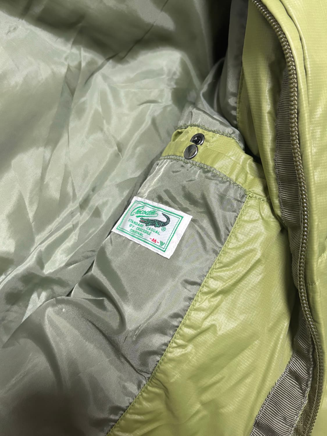 크로커다일 패딩 M 올리브 그린 상품이미지4