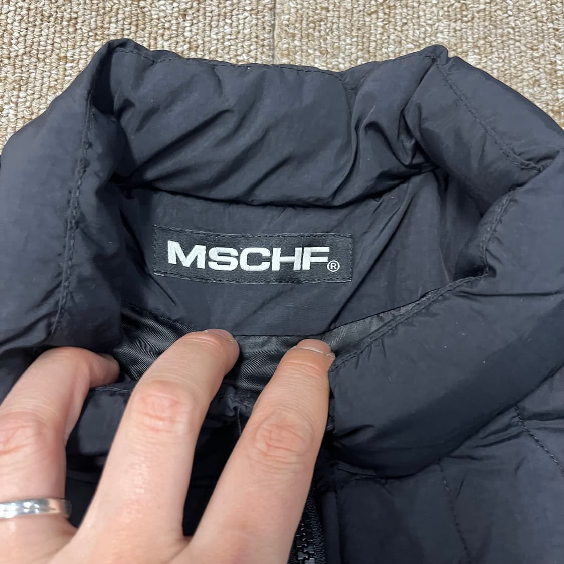 미스치프 롬버스 패딩자켓 상품이미지4