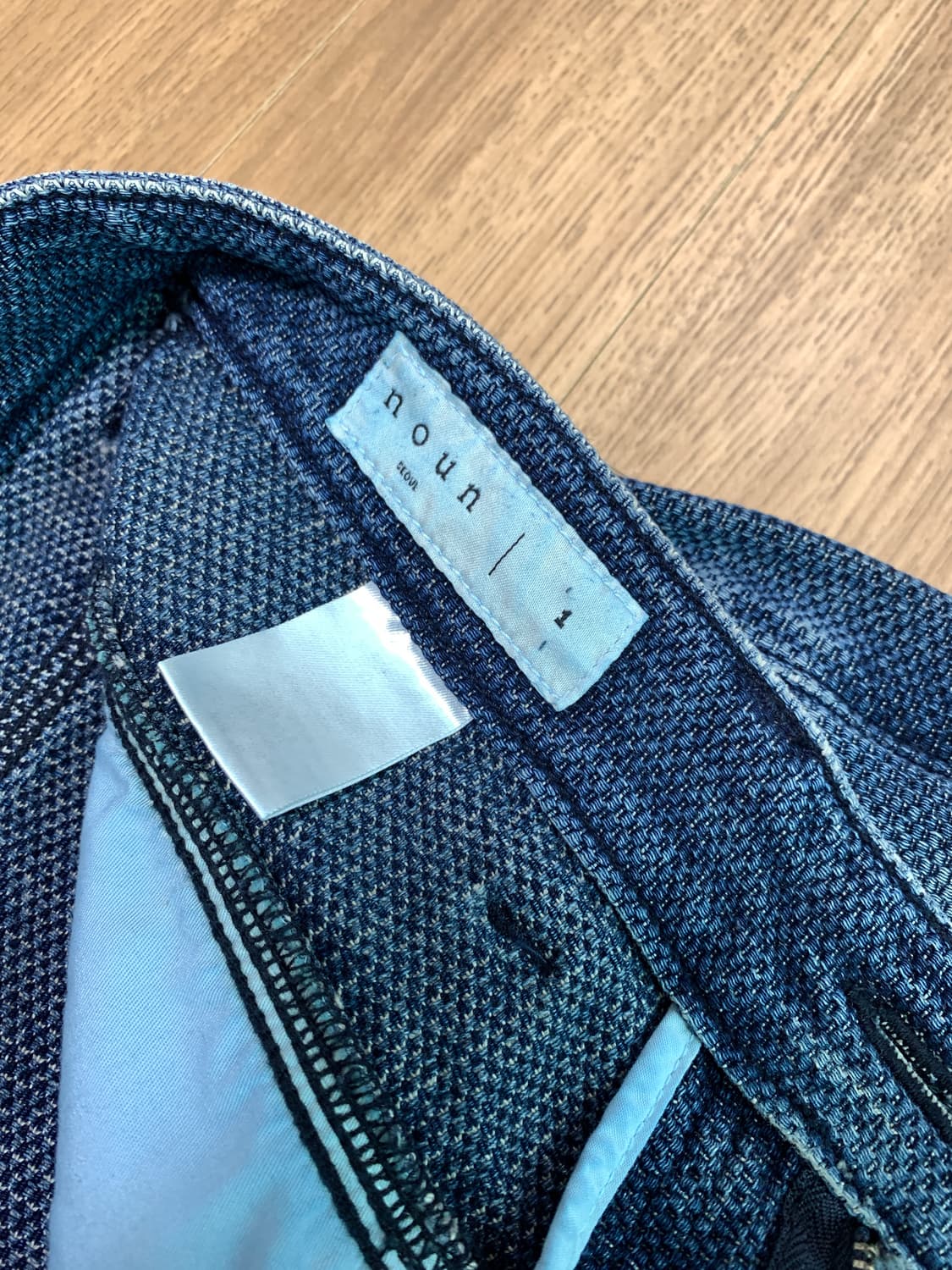 노운 스트럭쳐 데님팬츠 인디고 1사이즈 상품이미지2