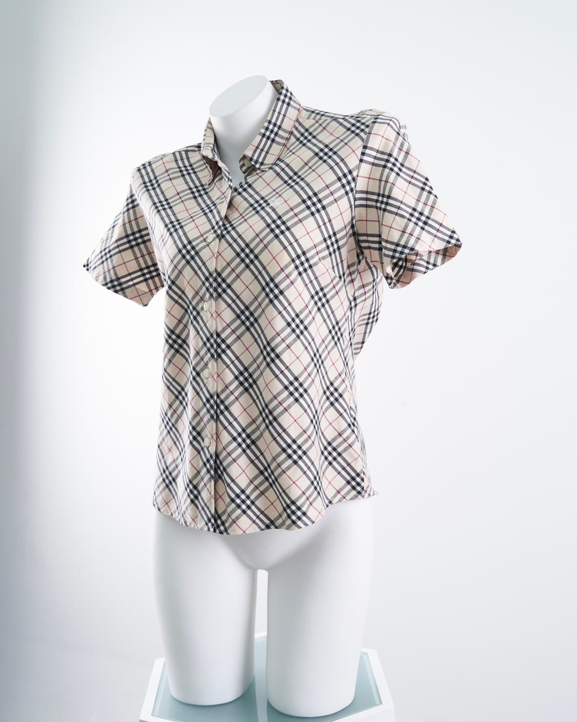 Burberry 런던라벨 노바체크 반팔 셔츠 상품이미지3