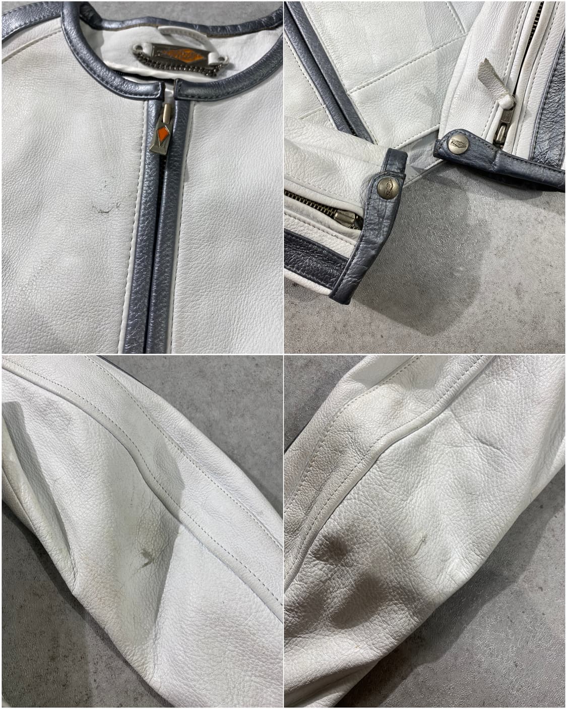 [M] POWER-TRIP 리얼레더 레이싱 가죽자켓 상품이미지9