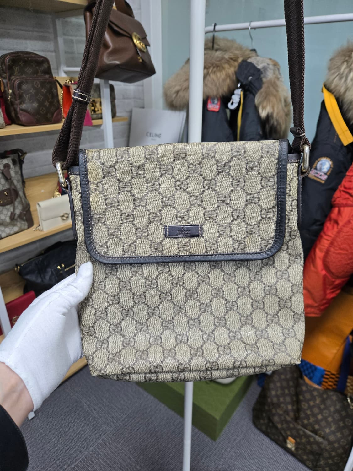 [특가][정품] 구찌 시그니처 메신저백 상품이미지1