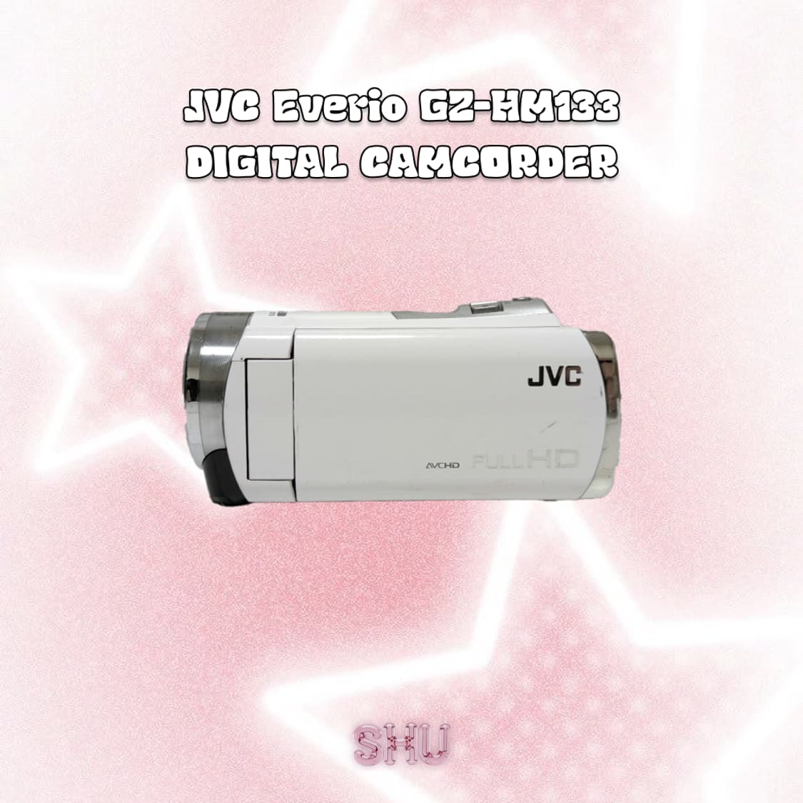 JVC 빈티지 디지털 캠코더 GZ-HM33-W 화이트  상품이미지4