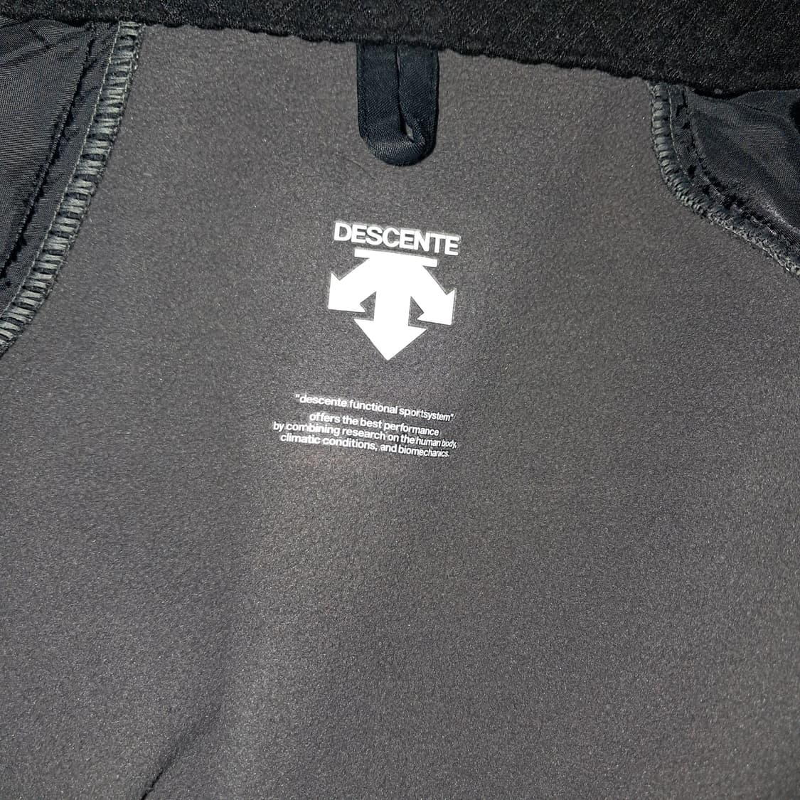 데상트 스위스 스키팀 점퍼 집업95(상태상급) 상품이미지8