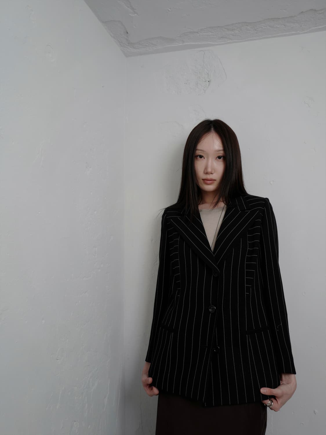 에스까다 독일제 스트라이프 블레이저 상품이미지3