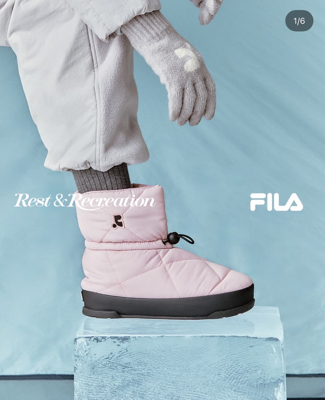FILA x R&R 푸퍼 패딩 부츠 상품이미지1