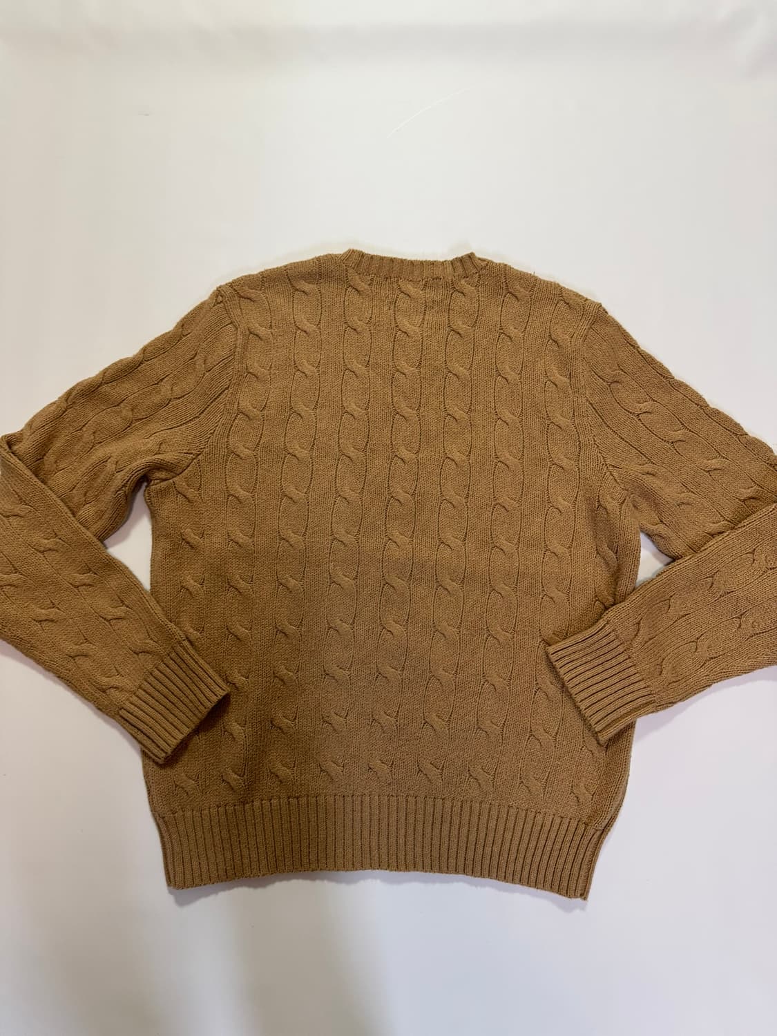 폴로랄프로렌 꽈배기 베이지 니트(M 사이즈) 상품이미지6