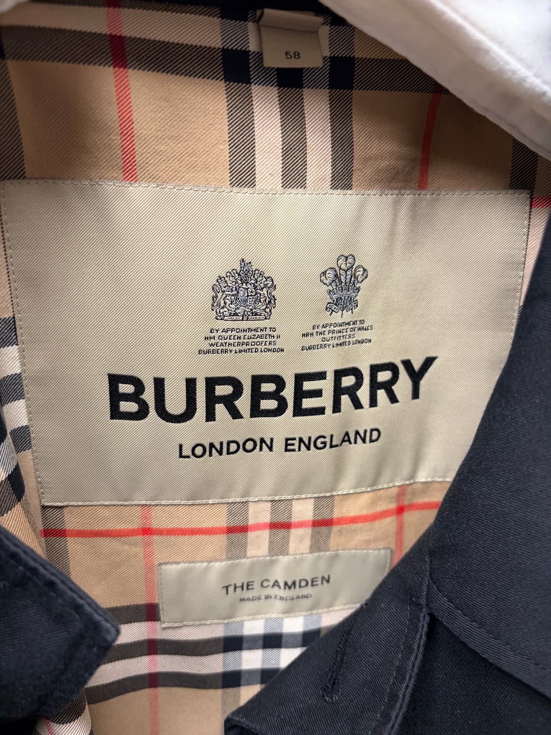 버버리 더캠든 트렌치 58 상품이미지3