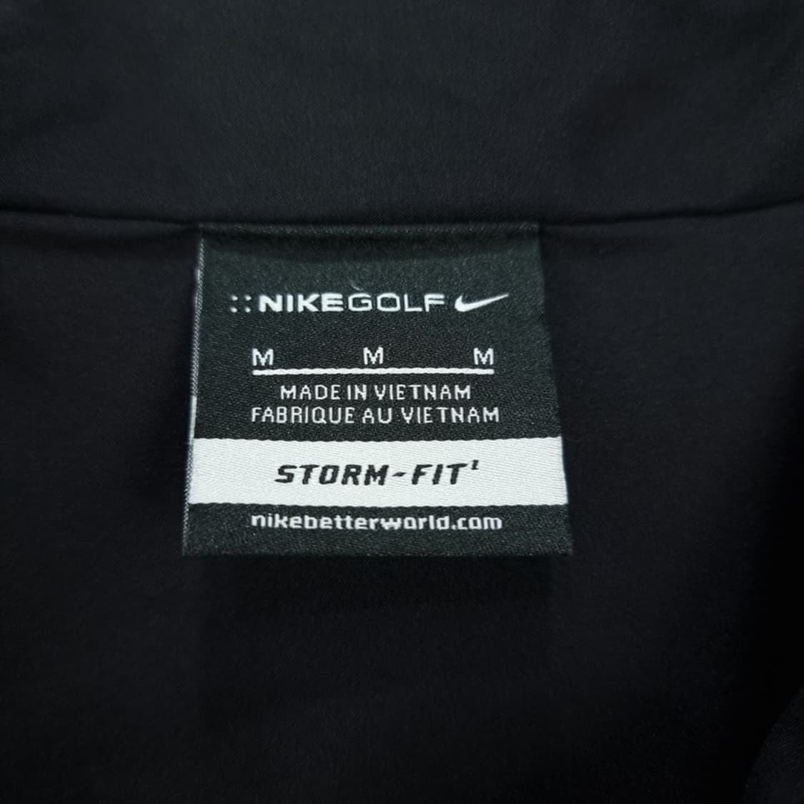 [나이키] 골프 투웨이 소매 탈부착 지퍼 바람막이 자켓 블랙 M19967 상품이미지8