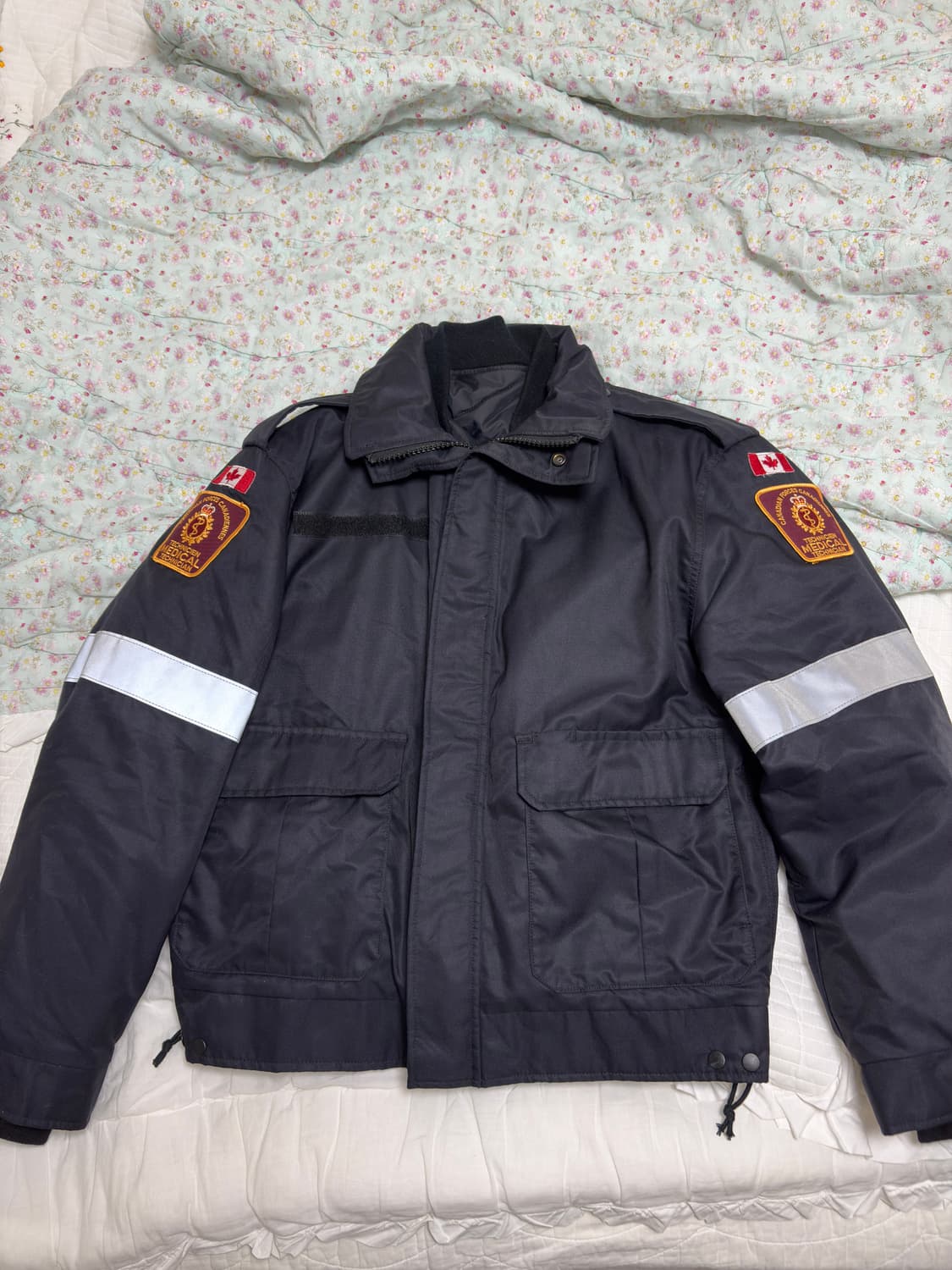 [레어] 90‘s 캐나다군 메딕 보급 블랙 파카(내피 포함) 105 상품이미지1