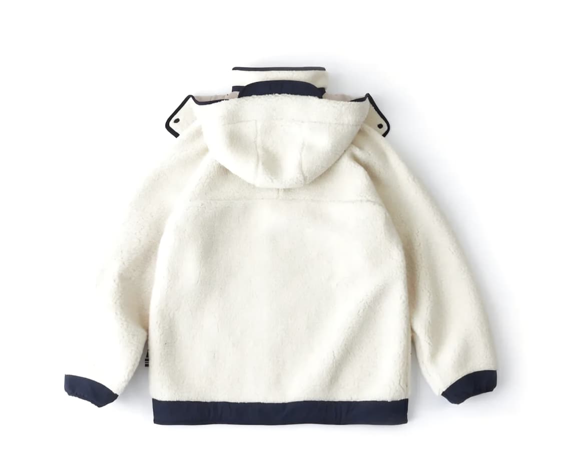 노티카 헤비듀티 보아 플리스 자켓 아이보리 XL 남녀공용 상품이미지1