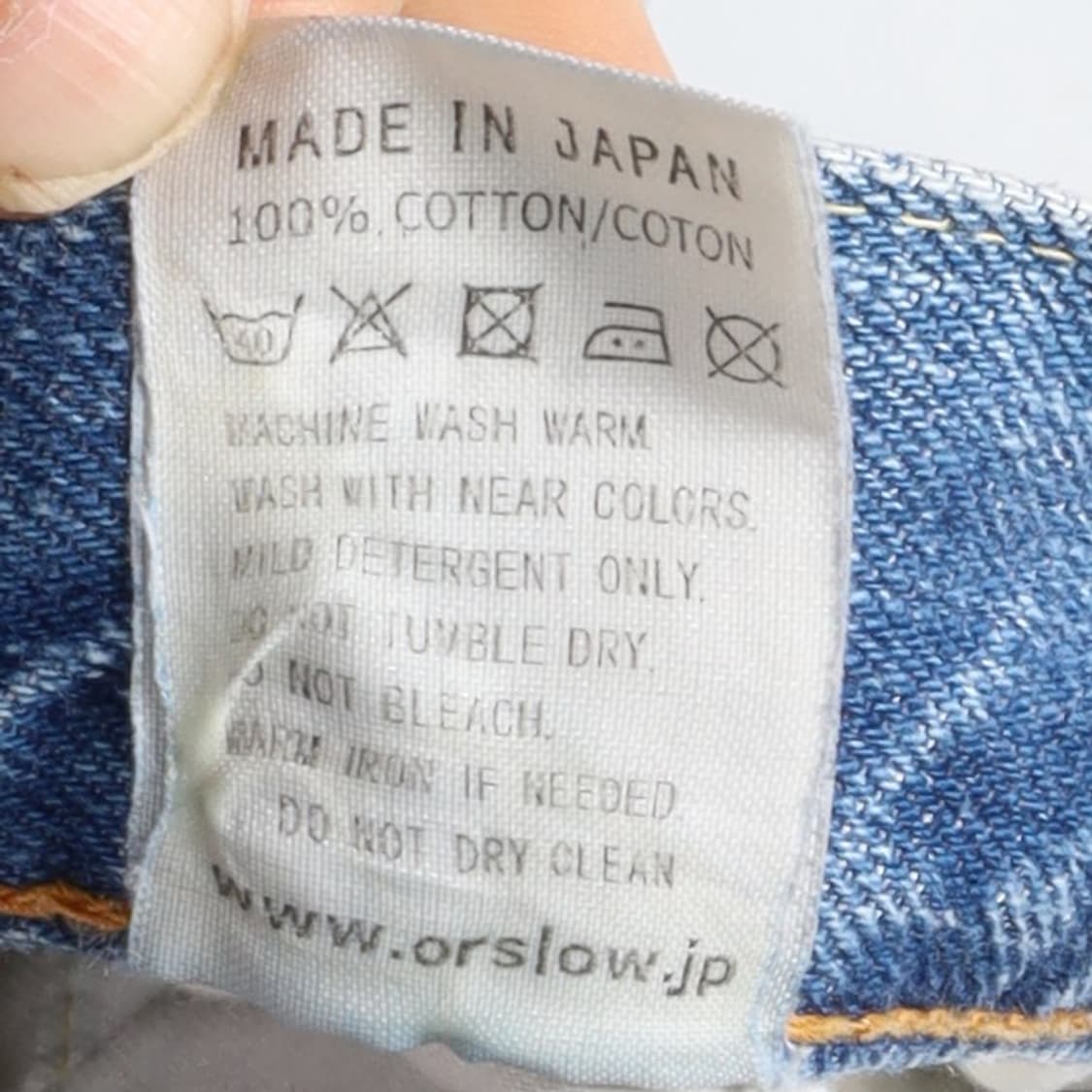 오어슬로우 orSlow Lot 107 Denim Pants 상품이미지10