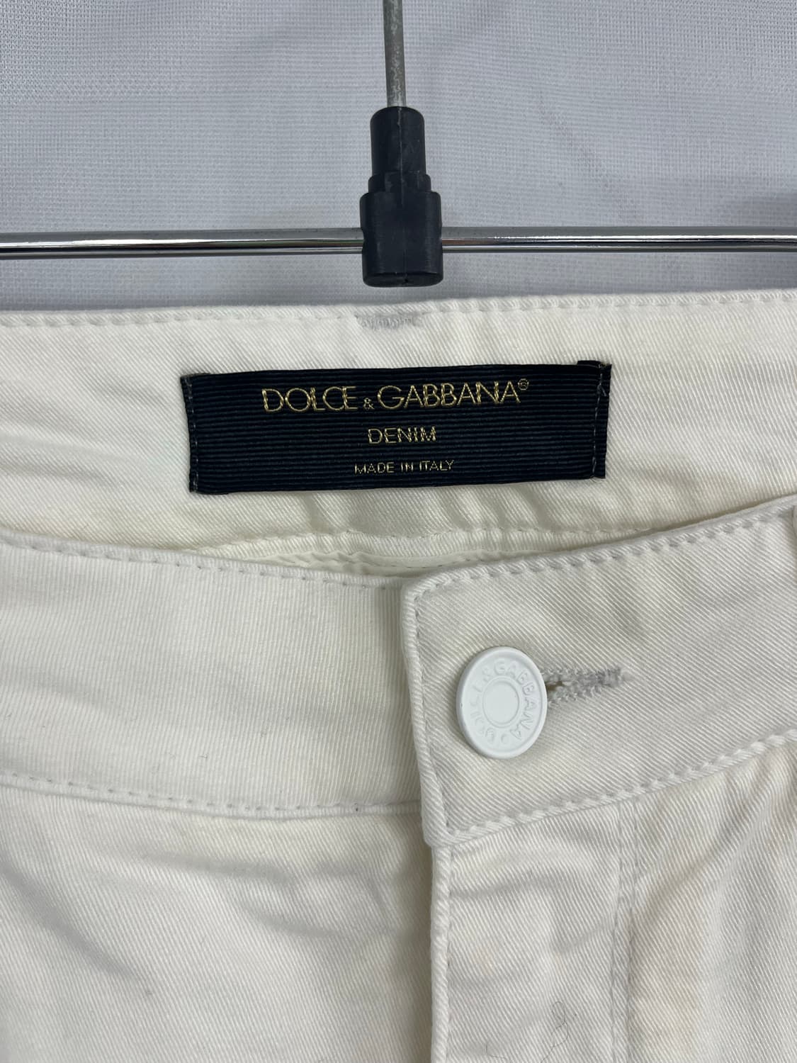 돌체앤가바나 화이트 진 여성 40사이즈 상품이미지4