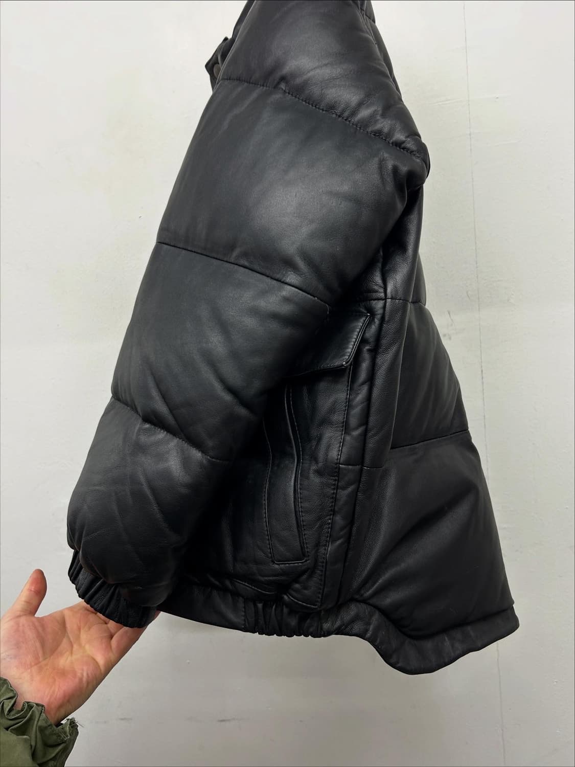 COMME CA 꼼사이즘 콜렉션 레더 다운자켓  상품이미지3