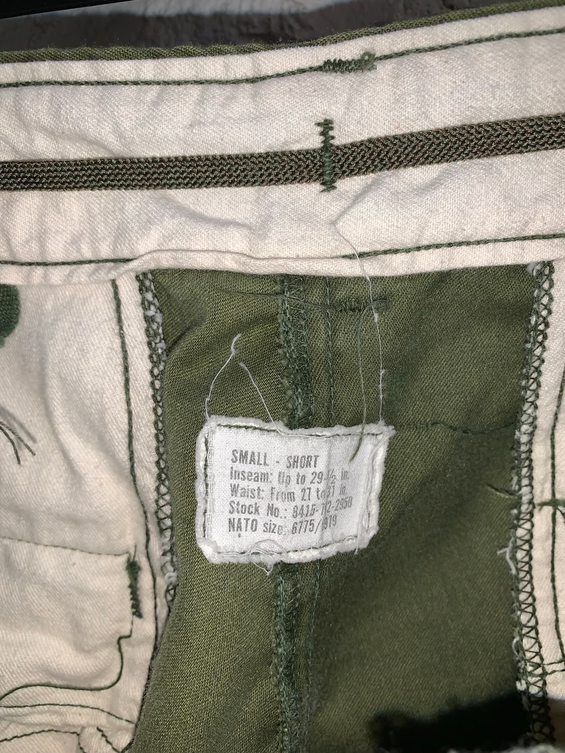 70년대 미군 m65 필드 팬츠 s  상품이미지5