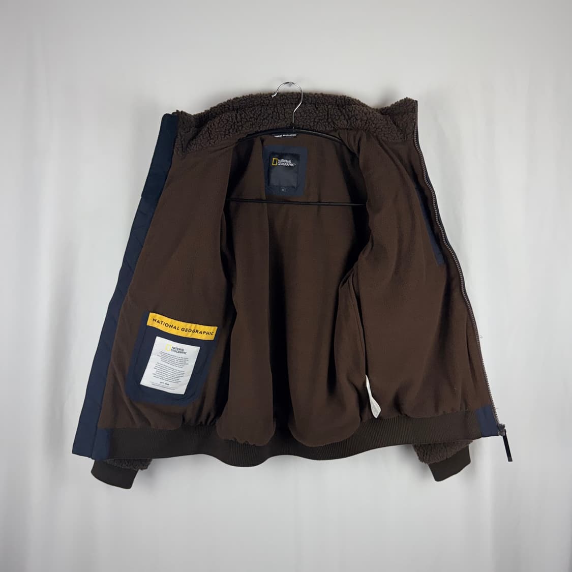 (S) 내셔널지오그래픽 양털 플리스 자켓 브라운 상품이미지5