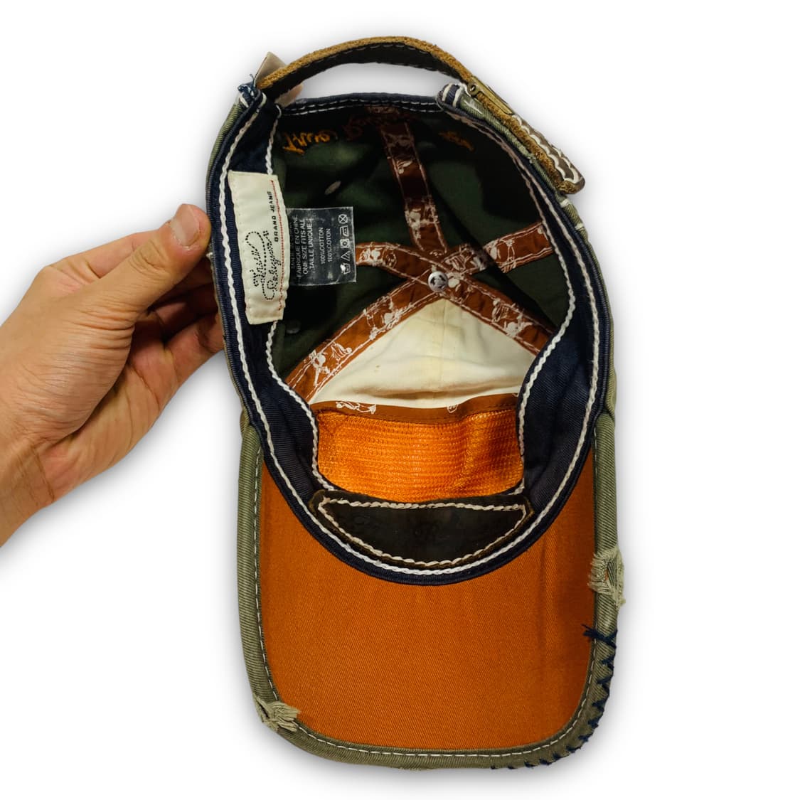 트루 릴리전 y2k 스터드 빅로고 레어 볼캡 상품이미지5