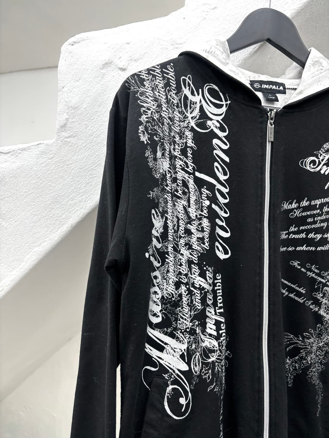 Impala punk lettering hood jacket   상품이미지4