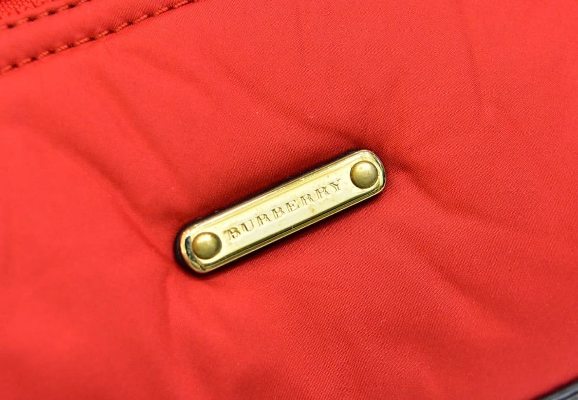 버버리 나일론 레드 토트백 (정품) 상품이미지7