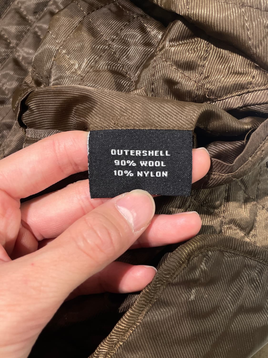 이브 생로랑 뿌르 옴므 브라운 핸드 메이드 울 집업 자켓 상품이미지8