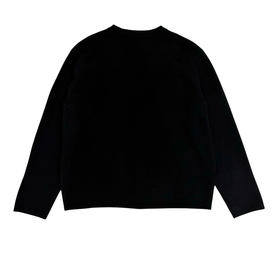 엘무드 블랙 울 가디건 상품이미지5