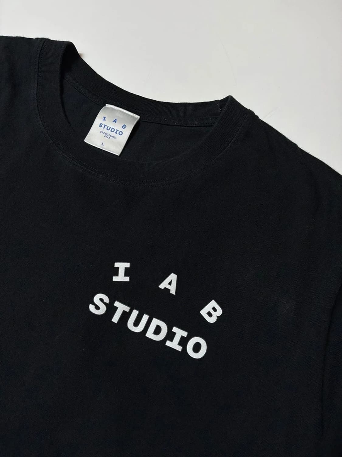 아이앱스튜디오 빅로고 오버핏 반팔 티셔츠 PN8587 상품이미지3