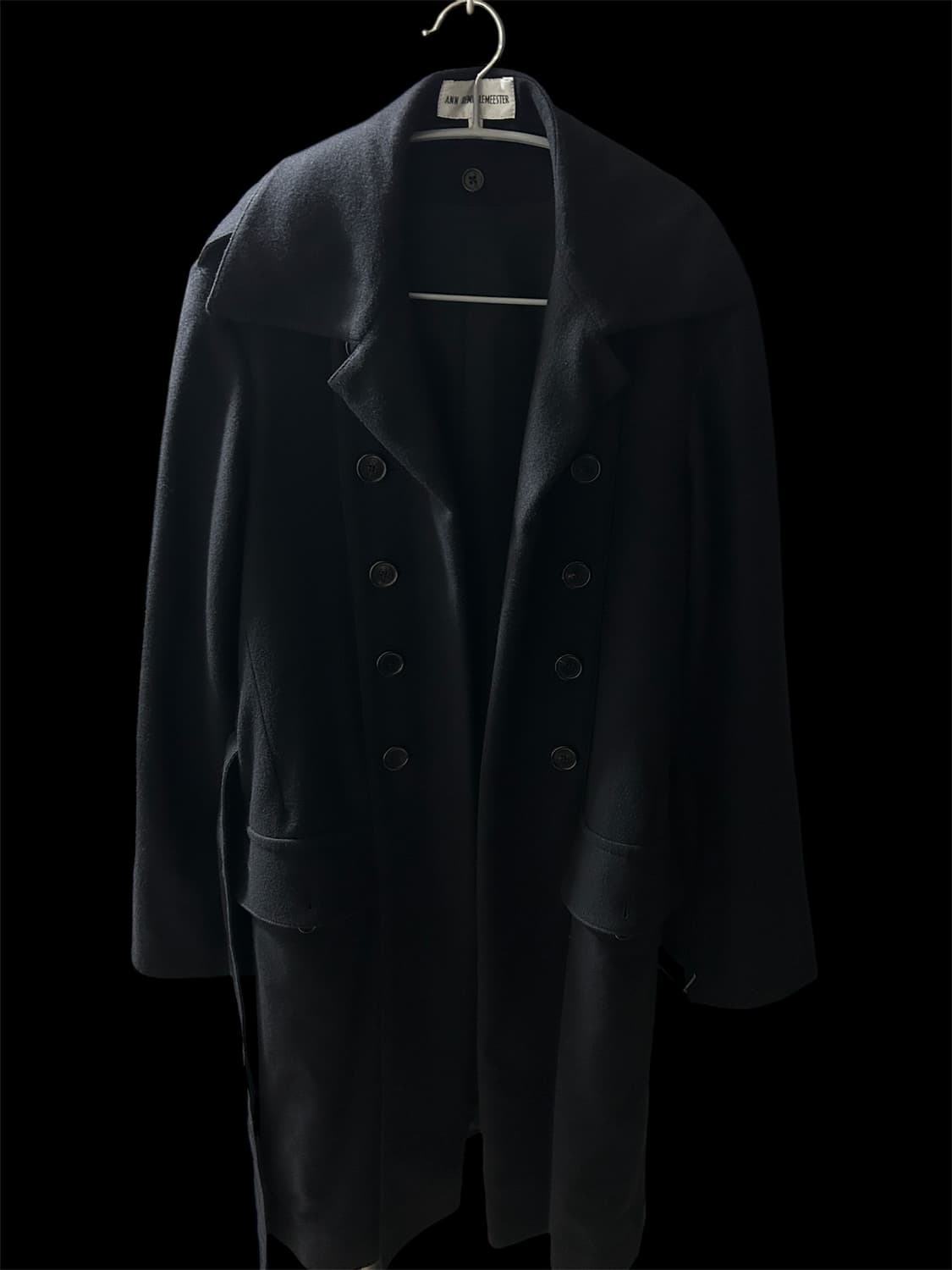 앤드뮐미스터 울 로브 블랙 코트  상품이미지3