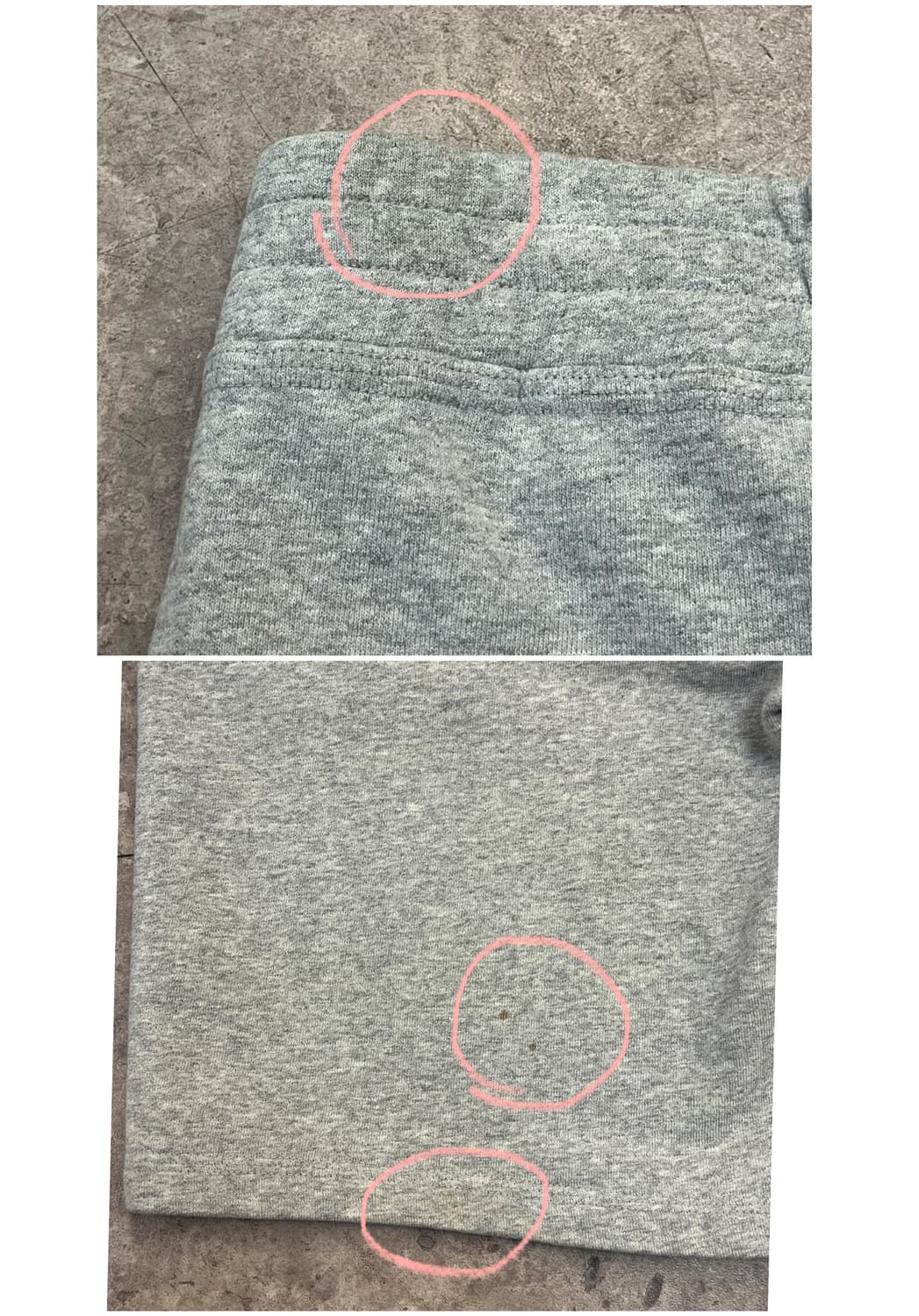 스투시 밴딩 스웻 하프 팬츠 그레이 M #csz3435 상품이미지9