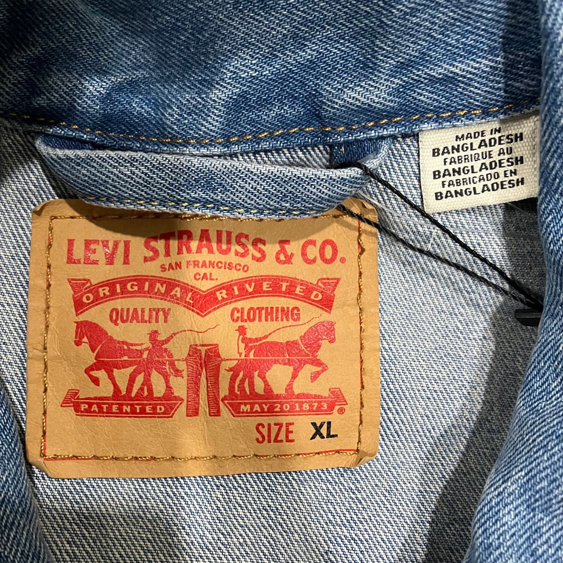 21 리바이스 데님 청자켓 새상품XL 상품이미지3