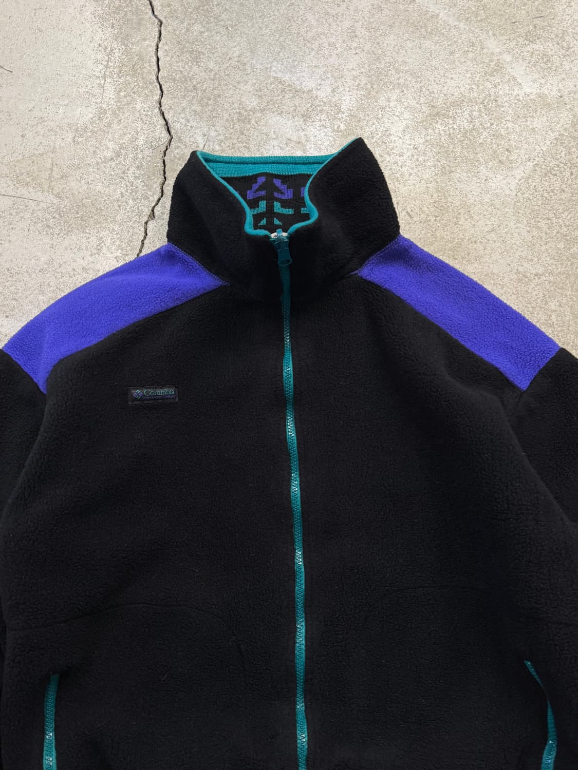 90s 컬럼비아 헤이웨이트 플리스 집업자켓 상품이미지2