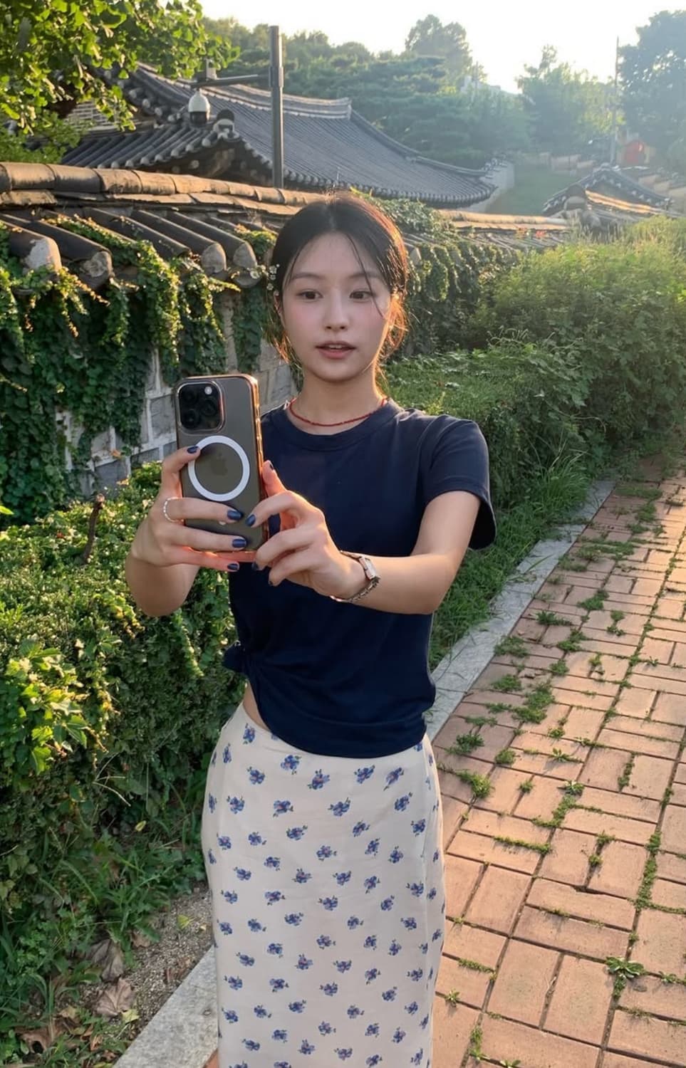 페이보릿띵스 플라워 롱 스커트 상품이미지4