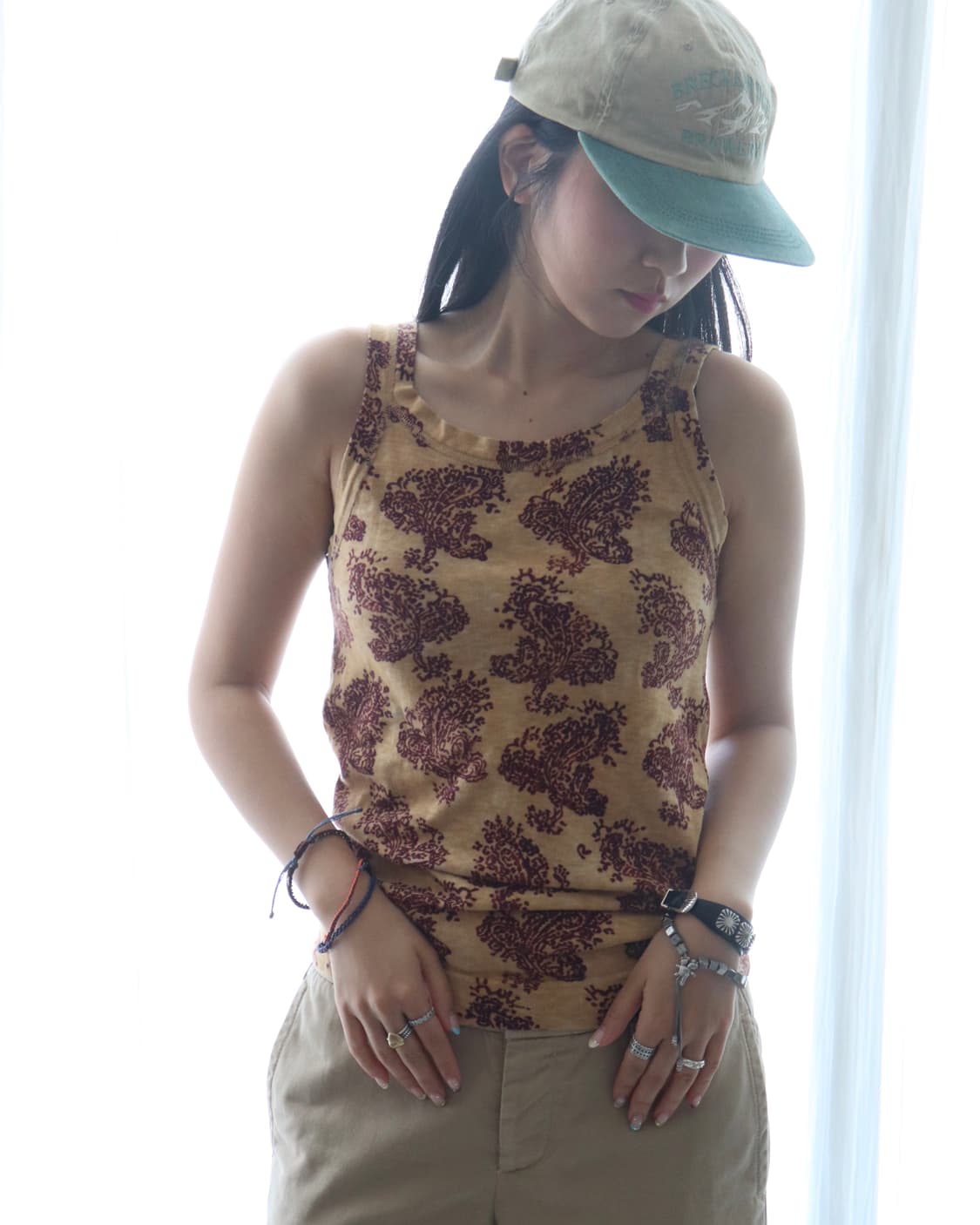 [45rpm] Paisely Sleeveless Tank Top 상품이미지7