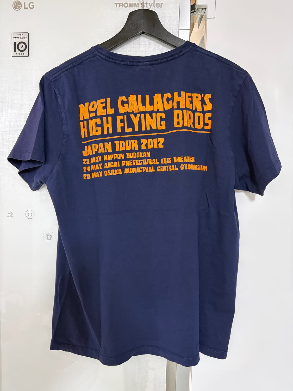 오아시스 노엘갤러거하이플라잉버즈 공식 일본 투어 티셔츠 상품이미지2