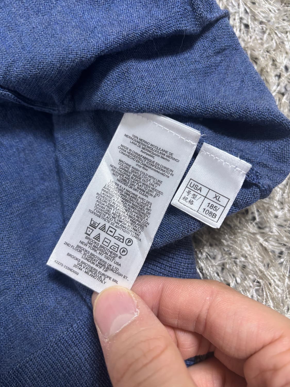 브룩스브라더스 메리노울 가디건 사이즈 110 상품이미지4
