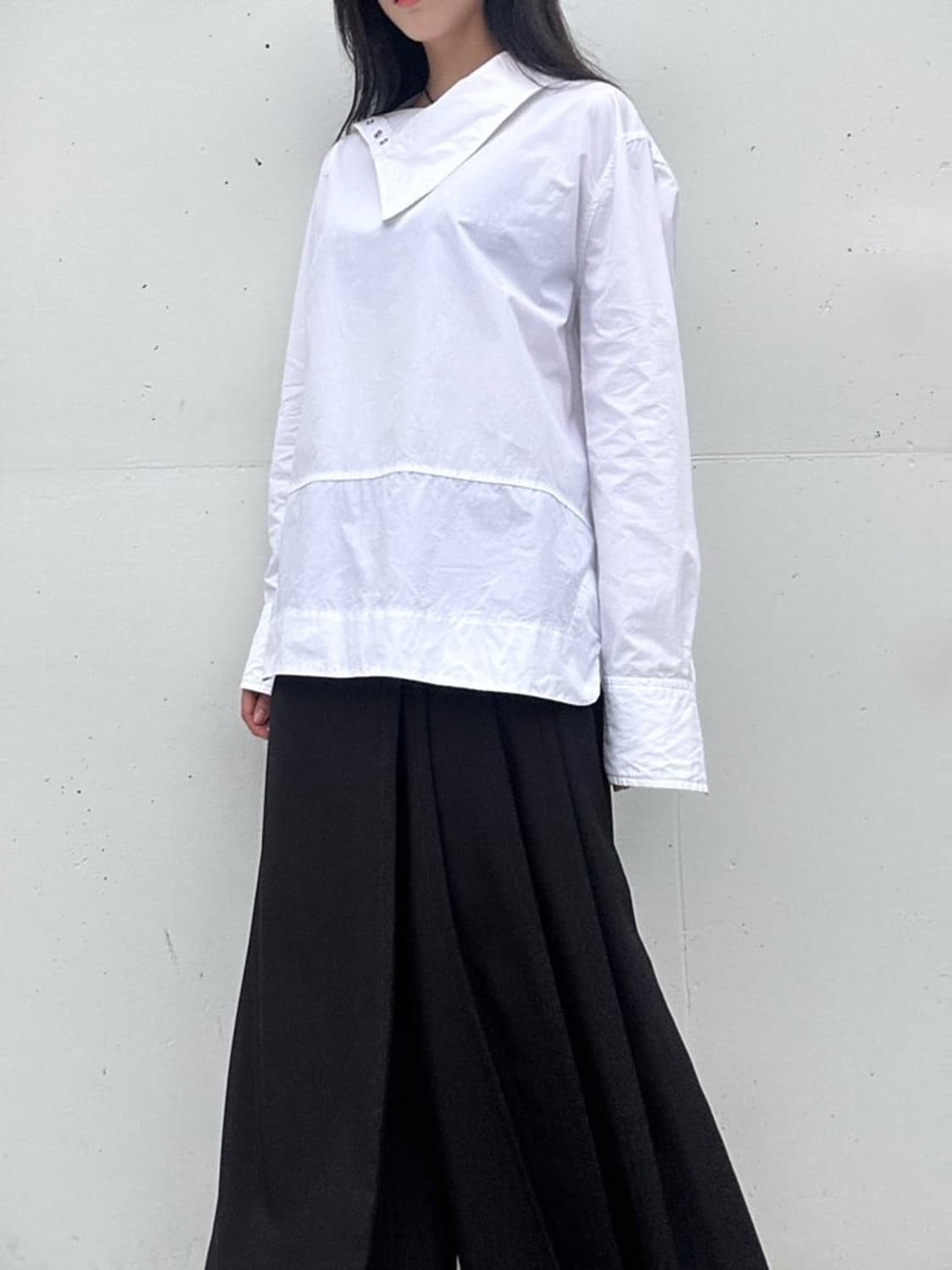 Open chief button shirt / white 상품이미지3