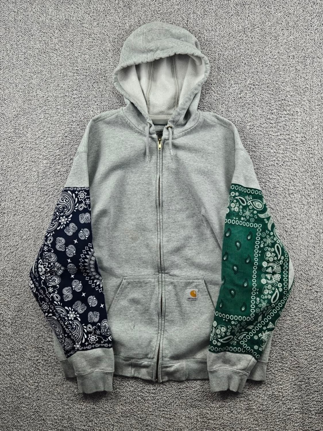 칼하트 페이즐리 반다나 커스텀 스웻 후드 집업 ( XL ) / 11487 상품이미지2