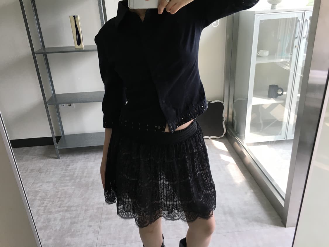 lace floral mini skirt 상품이미지6