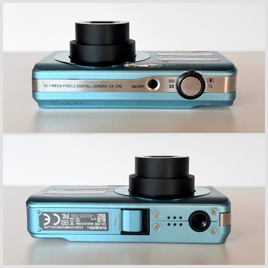 💙 츄 픽 업그레이드 버전💙카시오 엑슬림 EX-Z90 아쿠아블루🐬 상품이미지7