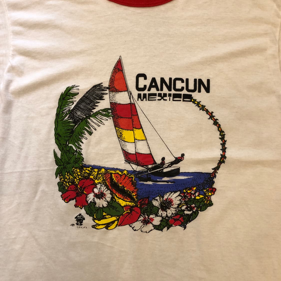 70s~90s Ringer T-shirt-M 상품이미지2