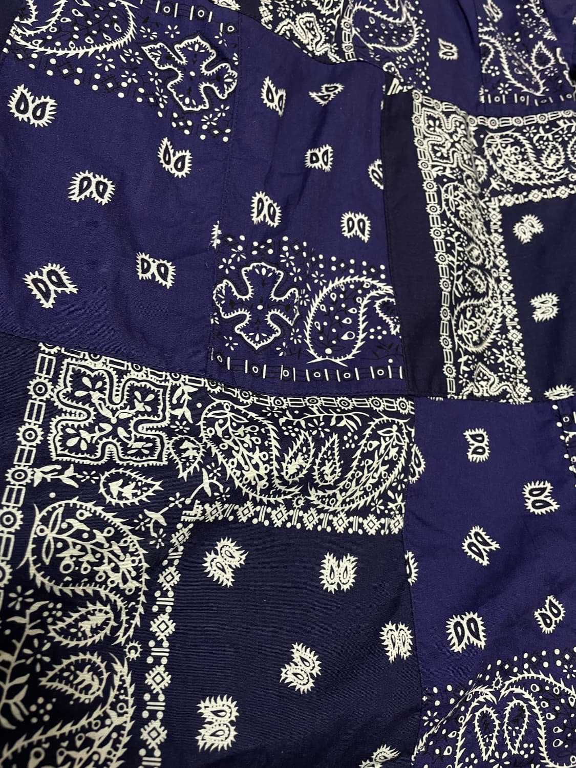 (L)La Rocca라로카 블루 페이즐리 반다나 셔츠 상품이미지4