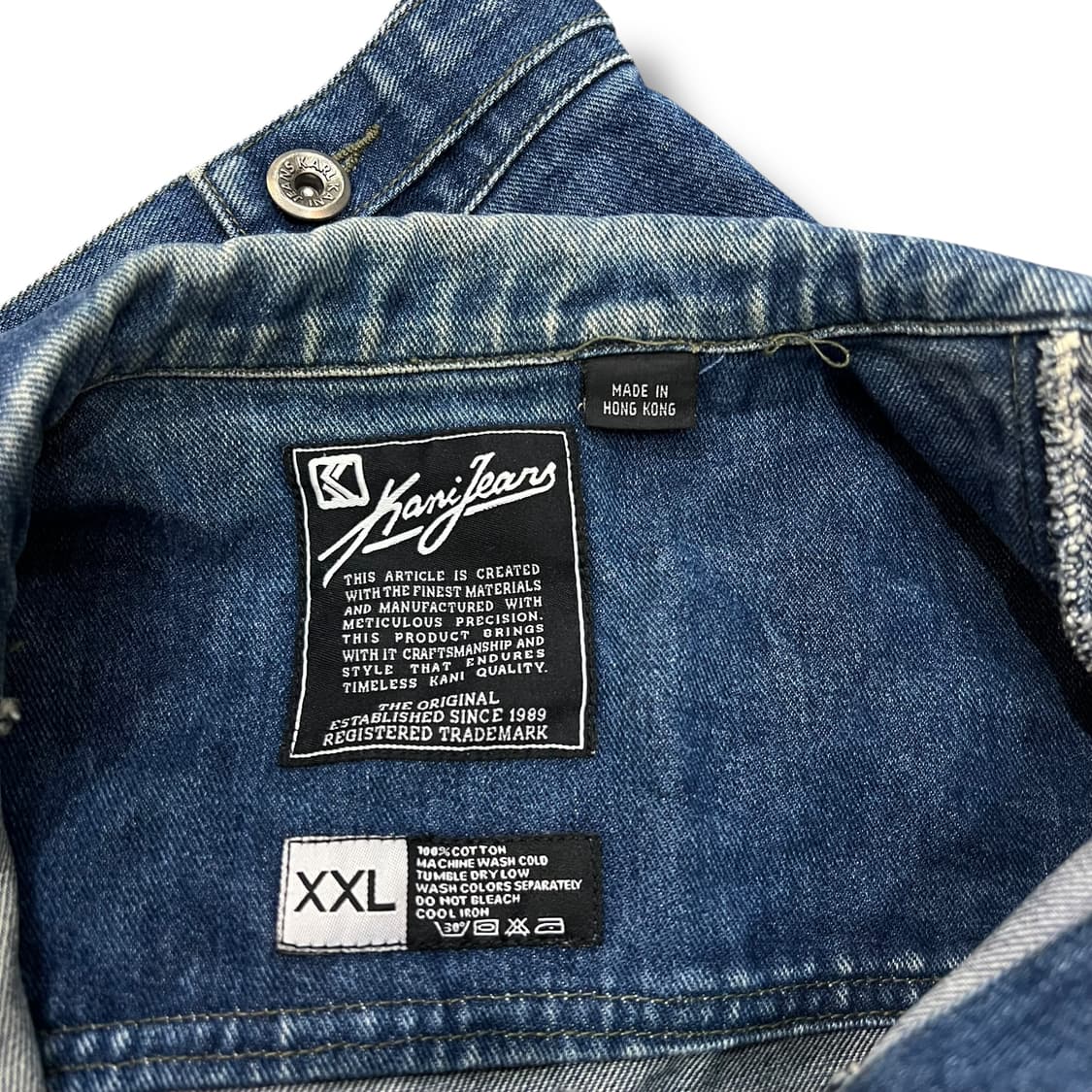  칼카니 데님 베스트 y14296 상품이미지8