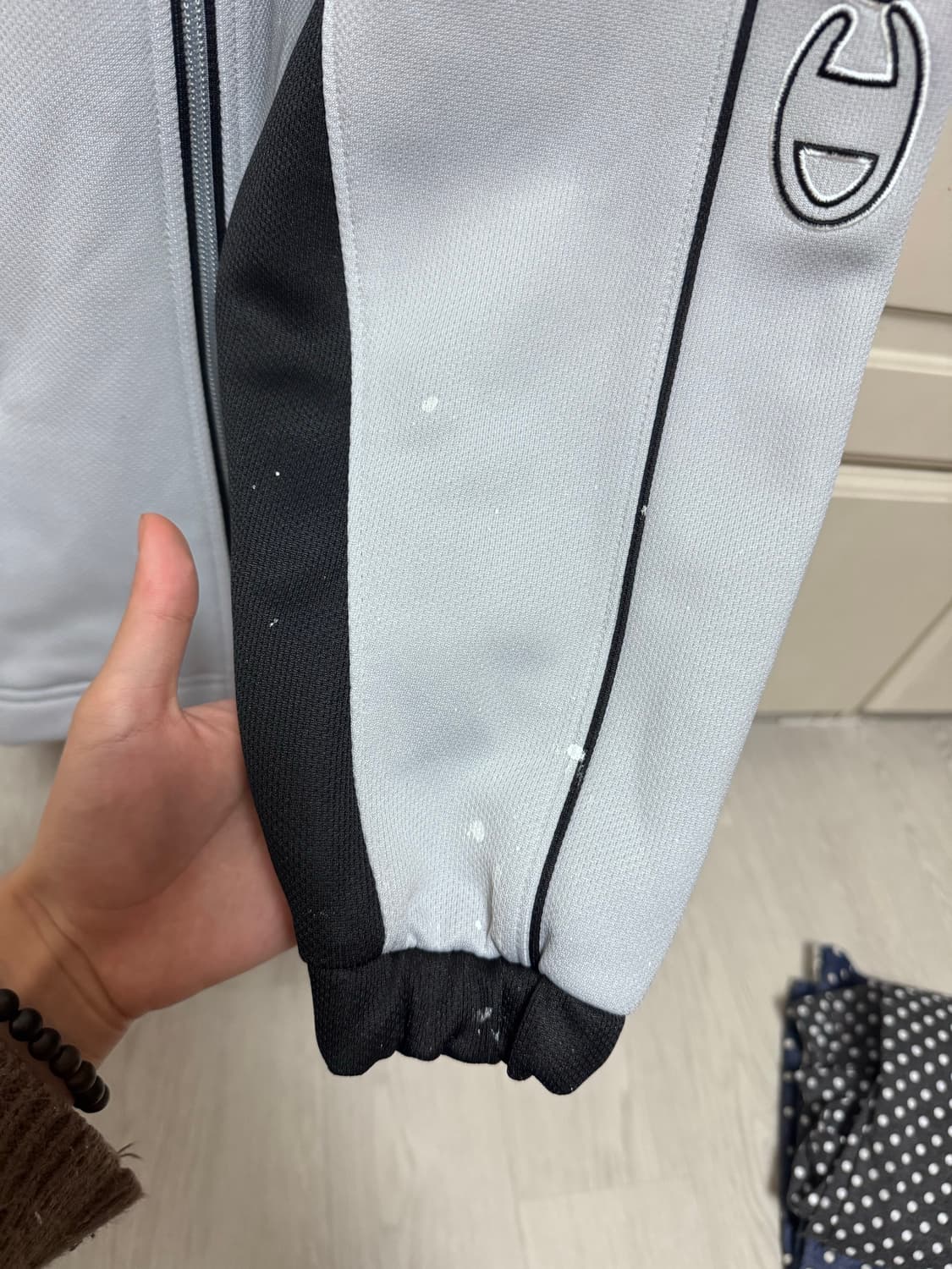 빈티지 서브컬쳐 아노깔 챔피온 Champion 트랙 자켓 그레이 상품이미지5