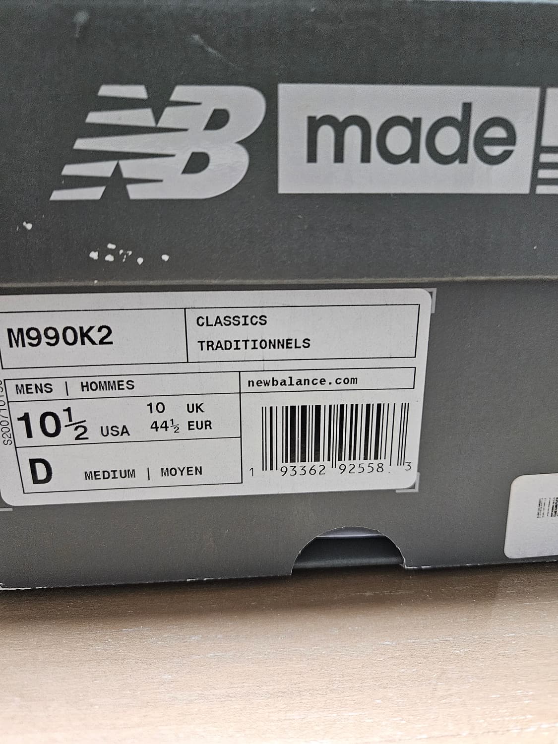 뉴발란스 Kith 990v2 rose 상품이미지7