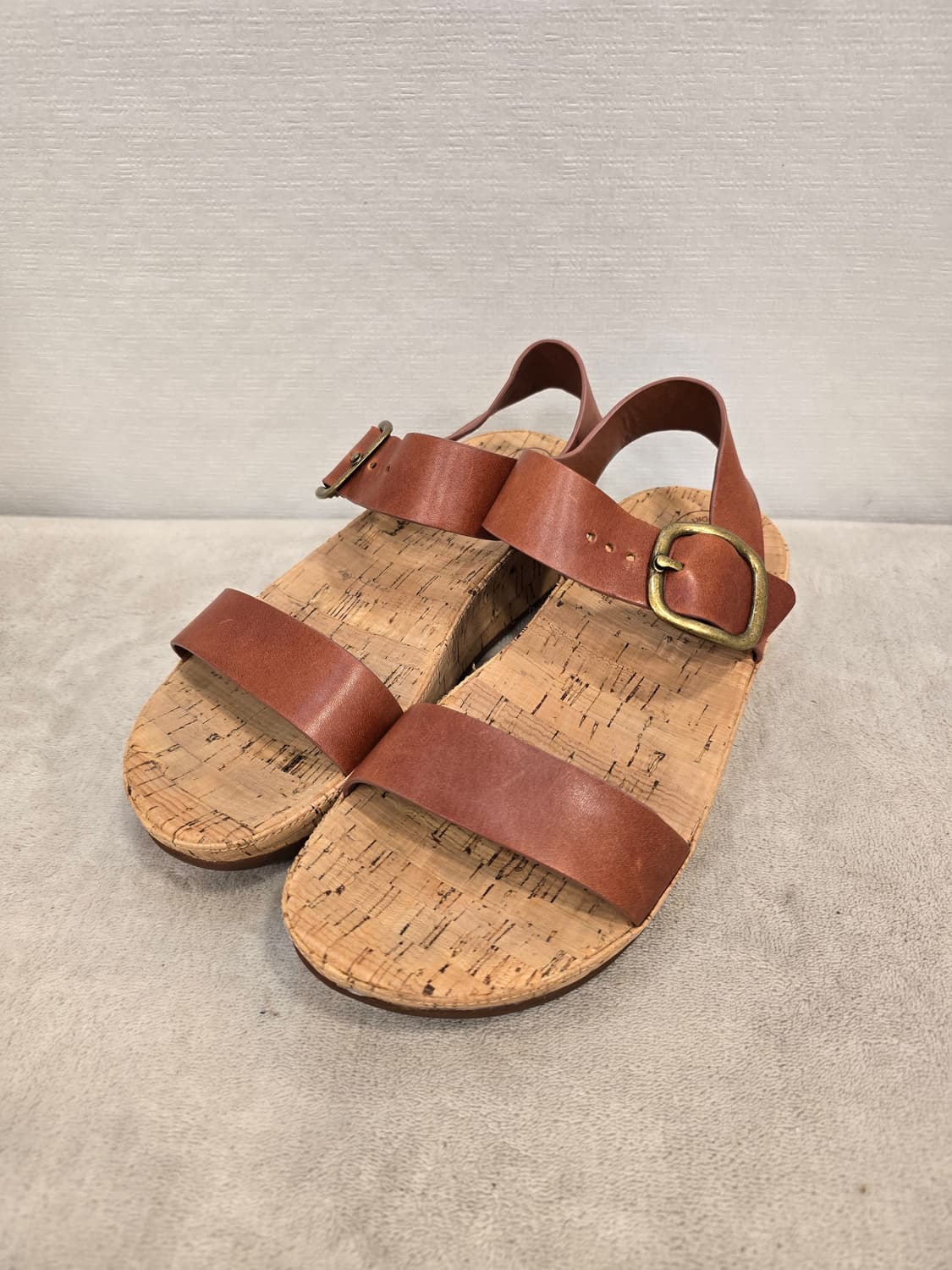 핏플랍 브라운 코르크 스트랩 샌들 230~235 상품이미지1