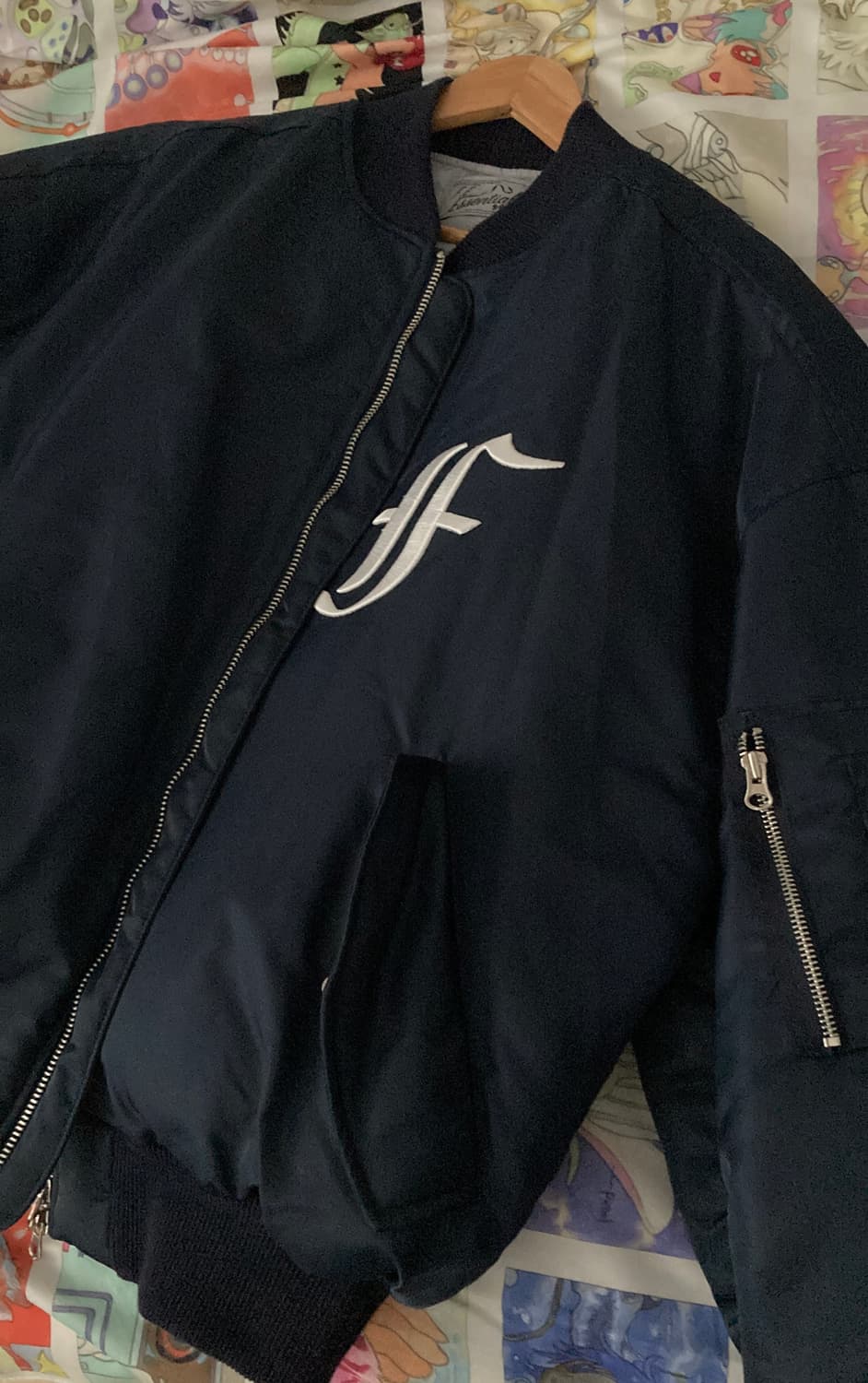 샵페어리 봄버자켓 patch bomber padded jacket (na 상품이미지6